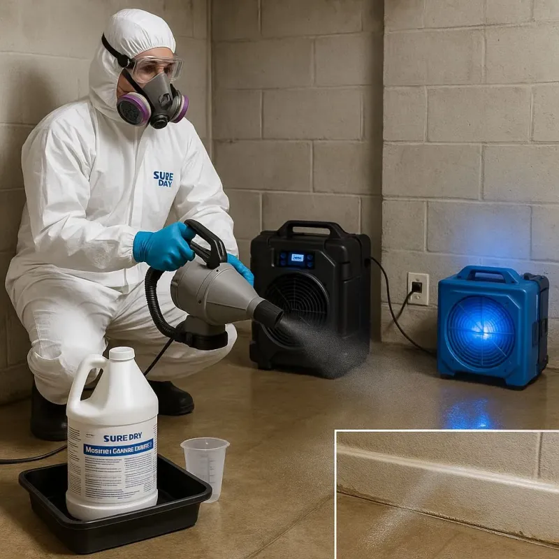 Sanitization and Odor Removal process in Madison, CT